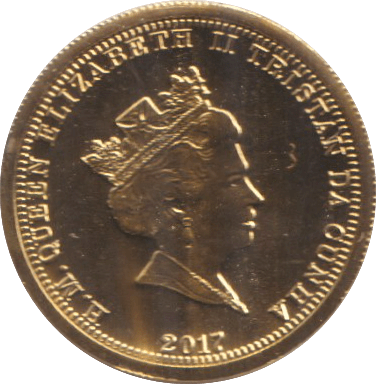 2017 GOLD CROWN TRISTAN DA CUNHA ( BU ) 4 - GOLD WORLD COINS - Cambridgeshire Coins