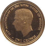 2017 GOLD CROWN TRISTAN DA CUNHA ( BU ) - GOLD WORLD COINS - Cambridgeshire Coins