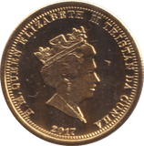 2017 GOLD CROWN TRISTAN DA CUNHA ( BU ) - GOLD WORLD COINS - Cambridgeshire Coins