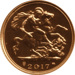 2017 GOLD HALF SOVEREIGN ( BU ) - HALF SOVEREIGN - Cambridgeshire Coins