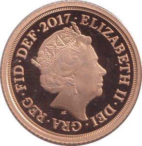2017 GOLD HALF SOVEREIGN ( PROOF ) - HALF SOVEREIGN - Cambridgeshire Coins