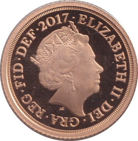 2017 GOLD HALF SOVEREIGN ( PROOF ) - HALF SOVEREIGN - Cambridgeshire Coins