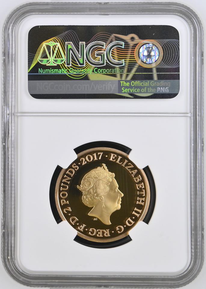 2017 GOLD PROOF £2 WWI AVIATION ULTRA CAMEO PF 69 - NGC GOLD £2 - Cambridgeshire Coins