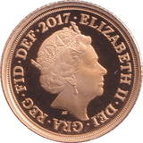 2017 GOLD QUARTER SOVEREIGN ( PROOF ) - HALF SOVEREIGN - Cambridgeshire Coins