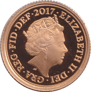 2017 GOLD QUARTER SOVEREIGN ( PROOF ) - QUARTER SOVEREIGN - Cambridgeshire Coins