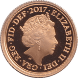 2017 GOLD QUARTER SOVEREIGN ( PROOF ) - QUARTER SOVEREIGN - Cambridgeshire Coins