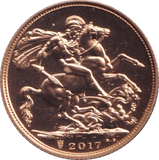 2017 GOLD SOVEREIGN ( BU ) - SOVEREIGN - Cambridgeshire Coins