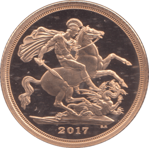 2017 GOLD SOVEREIGN ( PROOF ) - SOVEREIGN - Cambridgeshire Coins