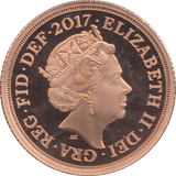 2017 GOLD SOVEREIGN ( PROOF ) - SOVEREIGN - Cambridgeshire Coins