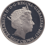 2017 HALFCROWN WEDDING - WORLD COINS - Cambridgeshire Coins