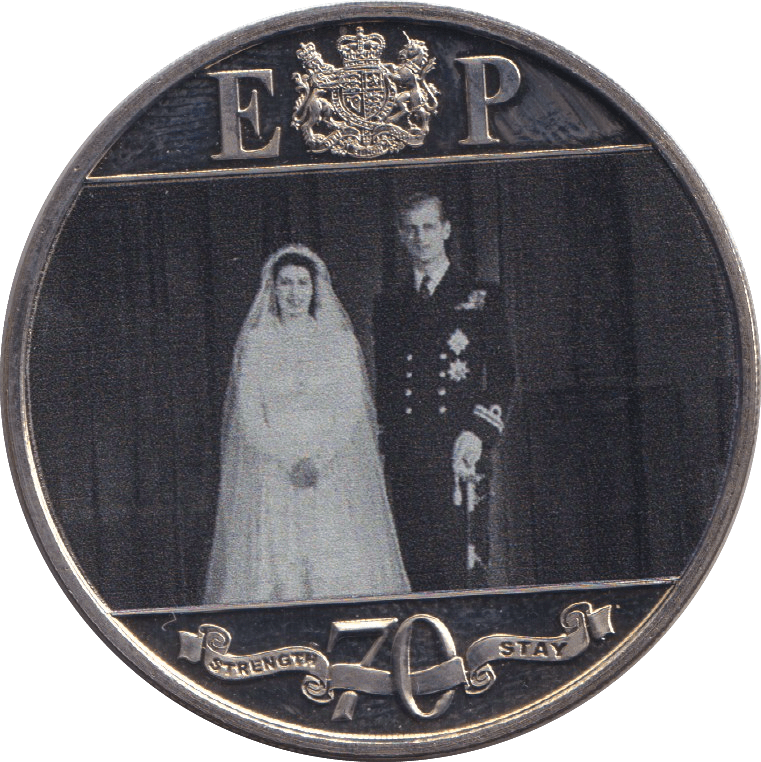 2017 HALFCROWN WEDDING - WORLD COINS - Cambridgeshire Coins