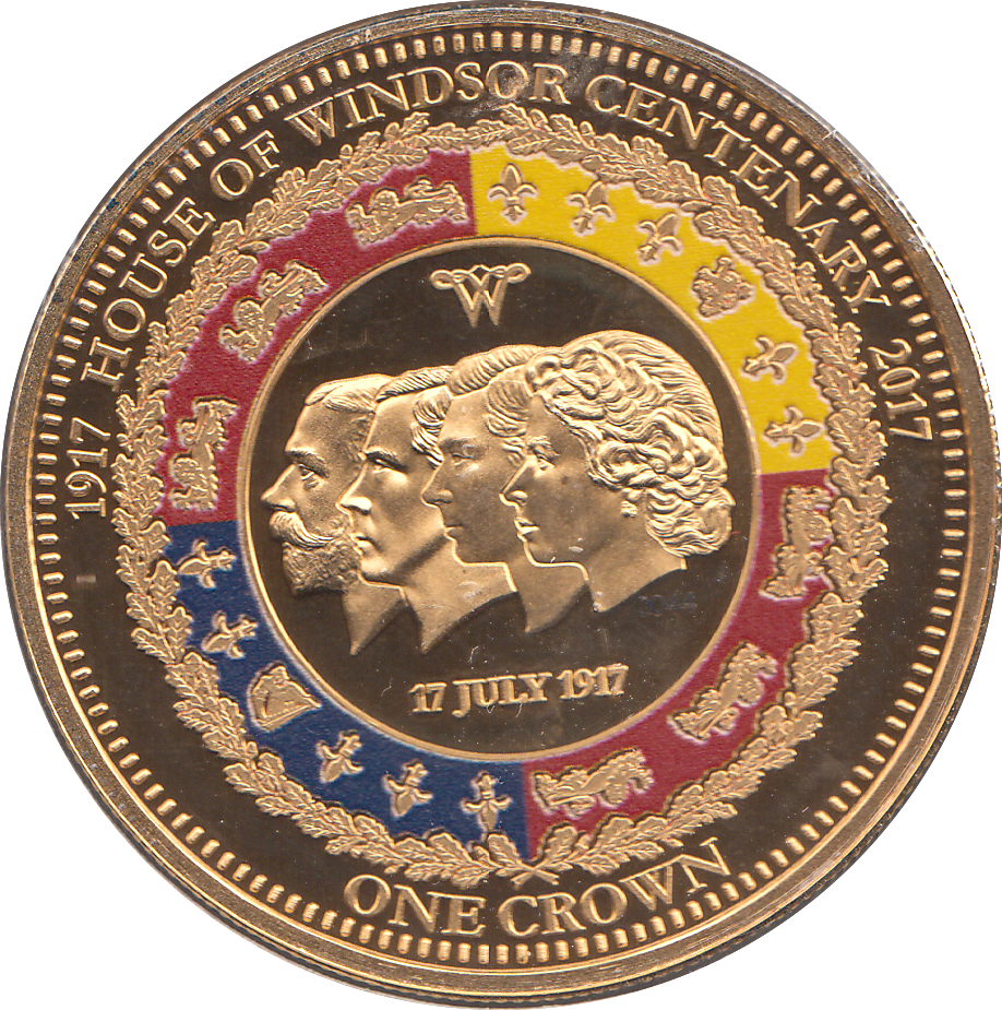 2017 HOUSE OF WINDSOR CROWN TRISTAN DA CUNHA - WORLD COINS - Cambridgeshire Coins
