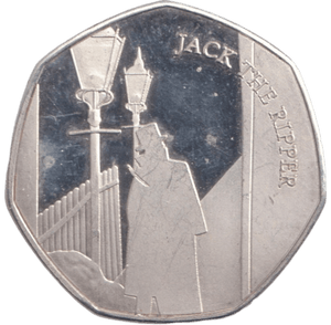 2017 JACK THE RIPPER 50P SHAPED COIN - 50P SHAPED COIN - Cambridgeshire Coins