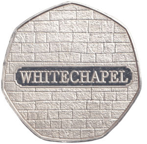 2017 JACK THE RIPPER 50P SHAPED COIN - 50P SHAPED COIN - Cambridgeshire Coins