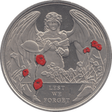 2017 LEST WE FORGET ONE CROWN GIBRALTAR - WORLD COINS - Cambridgeshire Coins