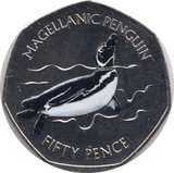 2017 MAGELLANIC PENGUIN FIFTY PENCE FALKLAND ISLANDS - WORLD COINS - Cambridgeshire Coins