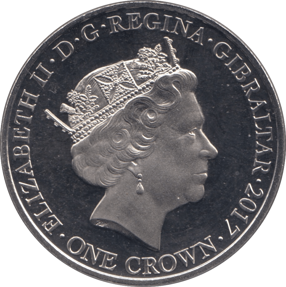 2017 ONE CROWN GIBRALTAR F169 - MEDALS & MEDALLIONS - Cambridgeshire Coins