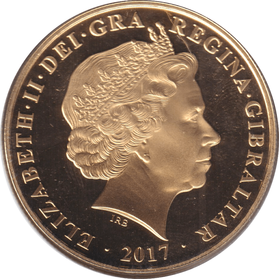 2017 ONE CROWN GIBRALTAR - WORLD COINS - Cambridgeshire Coins