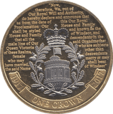 2017 ONE CROWN GIBRALTAR - WORLD COINS - Cambridgeshire Coins
