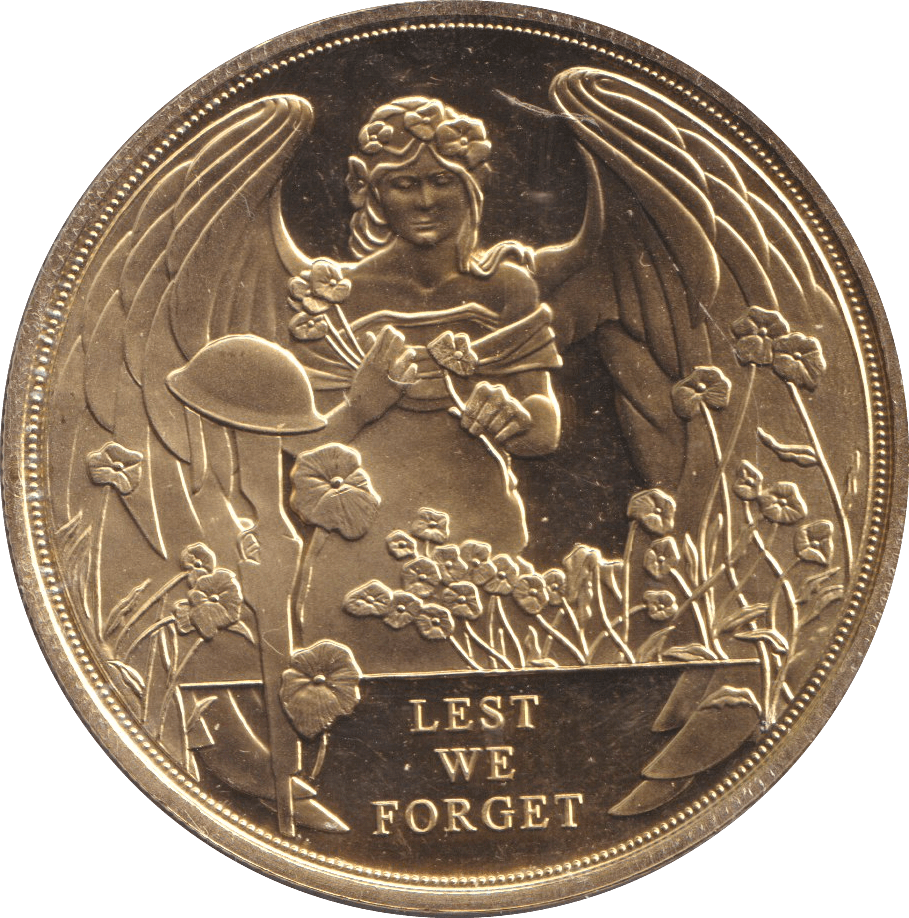 2017 ONE CROWN LEST WE FORGET BATTLE OF YPRES ( BU ) - WORLD COINS - Cambridgeshire Coins