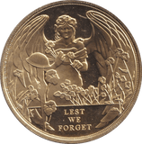 2017 ONE CROWN LEST WE FORGET BATTLE OF YPRES ( BU ) - WORLD COINS - Cambridgeshire Coins