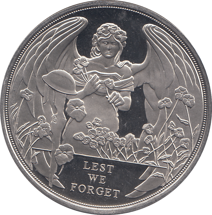 2017 ONE CROWN LEST WE FORGET BATTLE OF YPRES ( BU ) - WORLD COINS - Cambridgeshire Coins