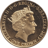2017 ONE CROWN LEST WE FORGET BATTLE OF YPRES ( BU ) - WORLD COINS - Cambridgeshire Coins