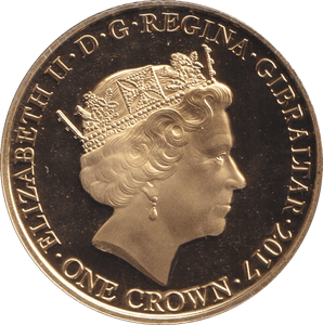 2017 ONE CROWN UK - WORLD COINS - Cambridgeshire Coins