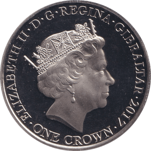 2017 ONE CROWN UK - WORLD COINS - Cambridgeshire Coins