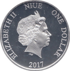 2017 ONE DOLLAR 65 YEARS - WORLD COINS - Cambridgeshire Coins