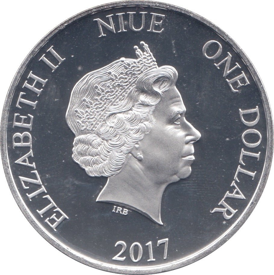 2017 ONE DOLLAR 65 YEARS - WORLD COINS - Cambridgeshire Coins