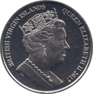 2017 ONE DOLLAR BRITISH VIRGIN ISLANDS - WORLD COINS - Cambridgeshire Coins
