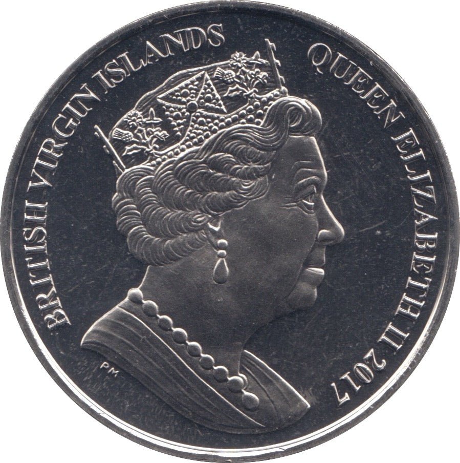 2017 ONE DOLLAR BRITISH VIRGIN ISLANDS - WORLD COINS - Cambridgeshire Coins