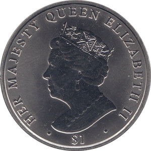 2017 ONE DOLLAR BRITISH VIRGIN ISLANDS - WORLD COINS - Cambridgeshire Coins