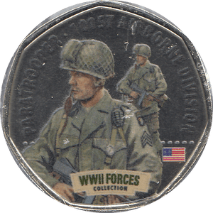 2017 PARATROOPER 101ST AIRBORNE DIVISION - WORLD COINS - Cambridgeshire Coins