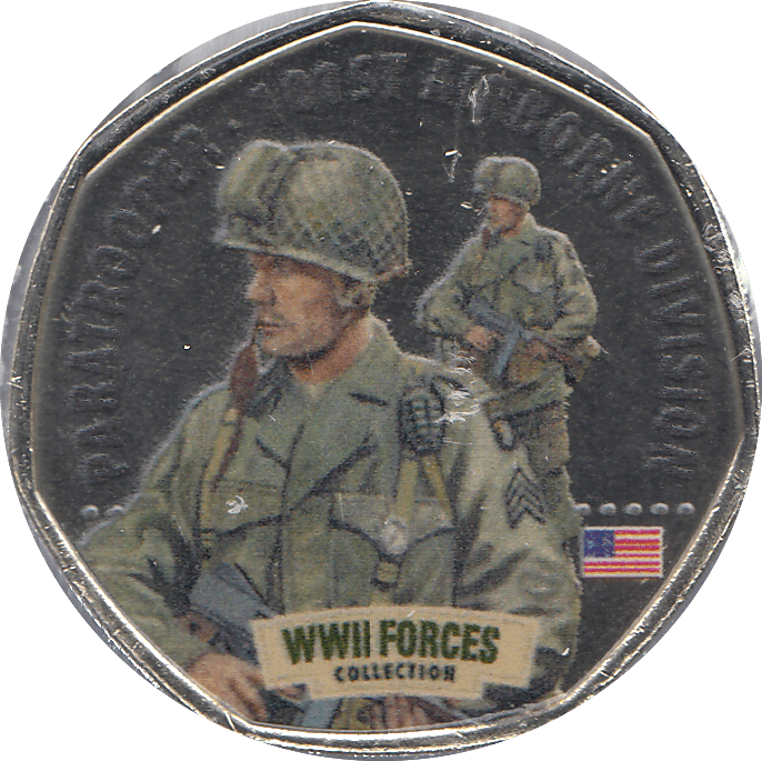 2017 PARATROOPER 101ST AIRBORNE DIVISION - WORLD COINS - Cambridgeshire Coins