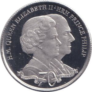 2017 PLATINUM £10 Gibraltar - 70th Anniversary - SOVEREIGN - Cambridgeshire Coins