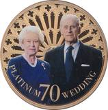 2017 PLATINUM WEDDING 50P BAILIWICK OF GUERNSEY - WORLD COINS - Cambridgeshire Coins