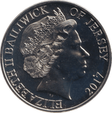 2017 SAPPHIRE JUBILEE FIVE POUNDS BU BAILIWICK OF JERSEY - WORLD COINS - Cambridgeshire Coins