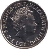 2017 SILENCE SPEAKS WHEN WORDS CAN NOT FIVE POUNDS COLOURED ( BU ) - SILVER PROOF - Cambridgeshire Coins