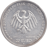 2017 SILVER 20 EURO GERMANY - SILVER WORLD COINS - Cambridgeshire Coins