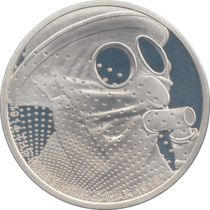2017 SILVER £5 GAS MASK ( PROOF ) - SILVER WORLD COINS - Cambridgeshire Coins
