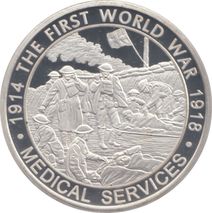 2017 SILVER £5 MEDICAL SERVICES ( PROOF ) - SILVER WORLD COINS - Cambridgeshire Coins