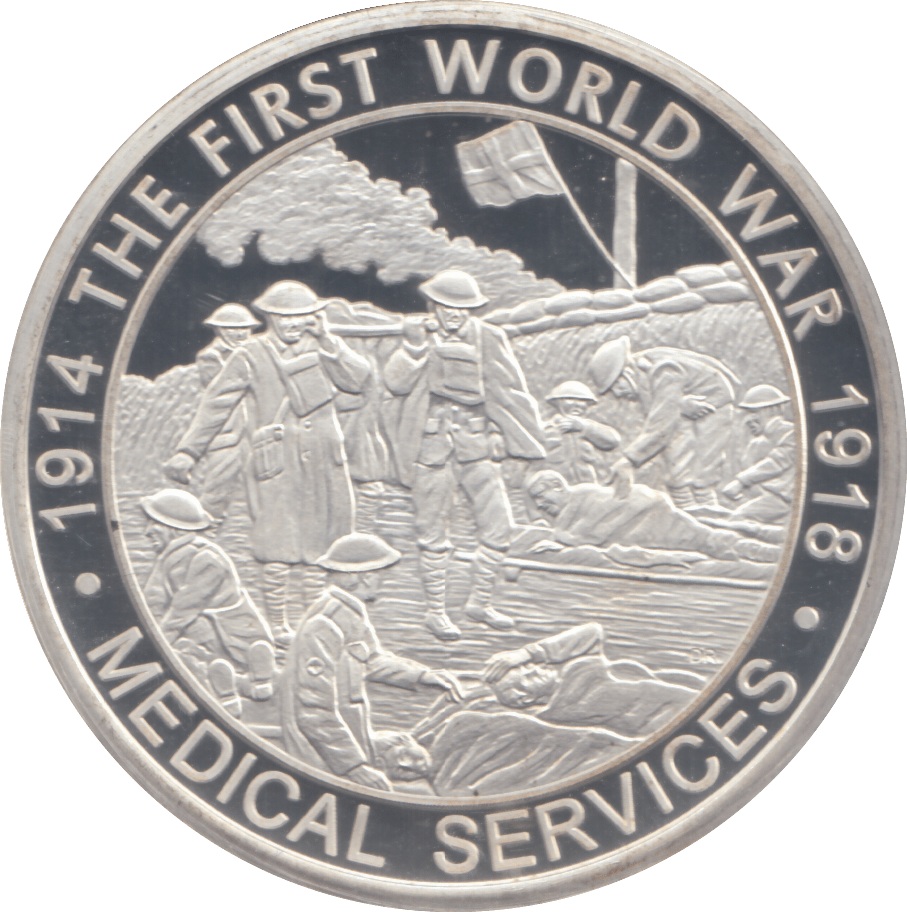 2017 SILVER £5 MEDICAL SERVICES ( PROOF ) - SILVER WORLD COINS - Cambridgeshire Coins