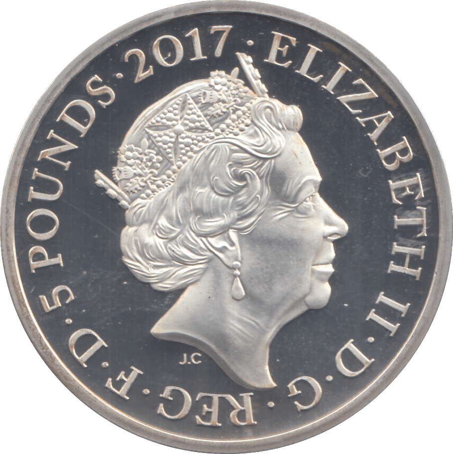 2017 SILVER £5 MEDICAL SERVICES ( PROOF ) - SILVER WORLD COINS - Cambridgeshire Coins