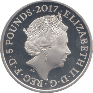 2017 SILVER £5 NOEL CHAVASSE ( PROOF ) - SILVER WORLD COINS - Cambridgeshire Coins