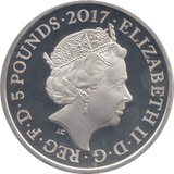 2017 SILVER £5 NOEL CHAVASSE ( PROOF ) - SILVER WORLD COINS - Cambridgeshire Coins