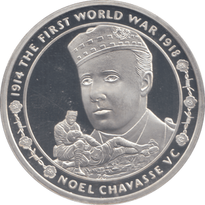 2017 SILVER £5 NOEL CHAVASSE ( PROOF ) - SILVER WORLD COINS - Cambridgeshire Coins