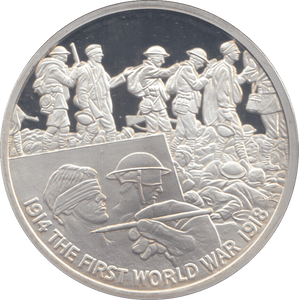 2017 SILVER £5 WORLD WAR I ( PROOF ) - SILVER WORLD COINS - Cambridgeshire Coins