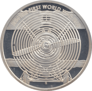 2017 SILVER £5 WORLD WAR I ( PROOF ) - SILVER WORLD COINS - Cambridgeshire Coins